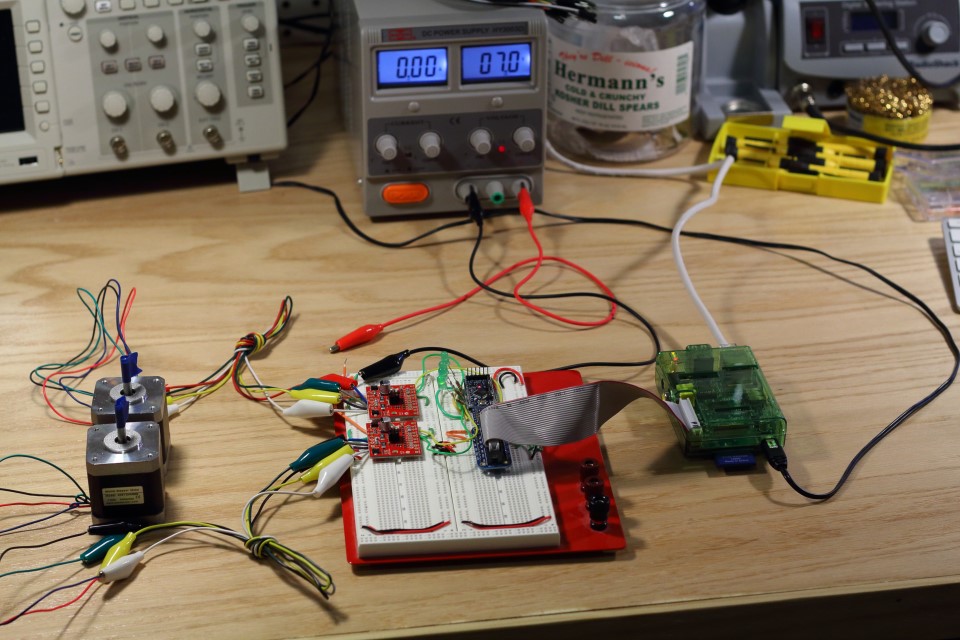 Testing the Stepper Motors