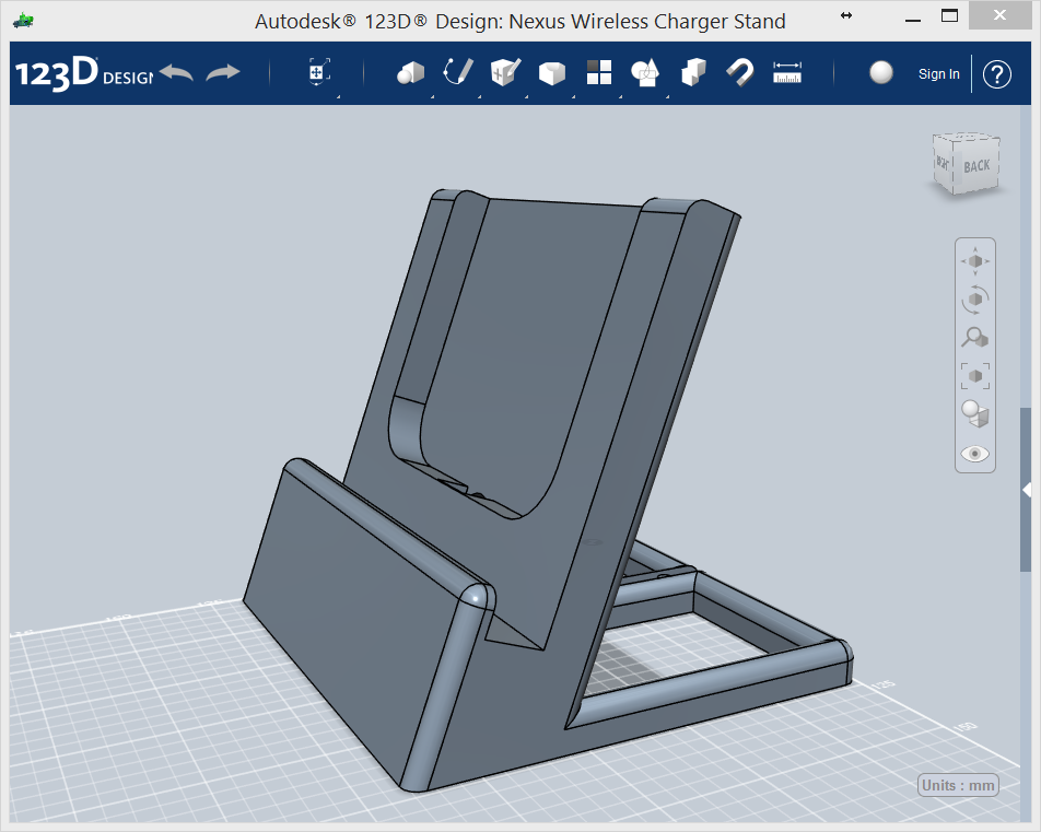 Nexus Wireless Charger Stand Design