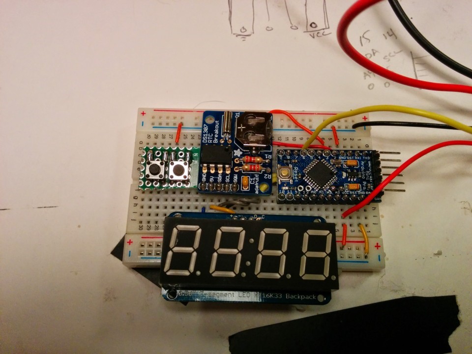 WakeupLight Breadboard